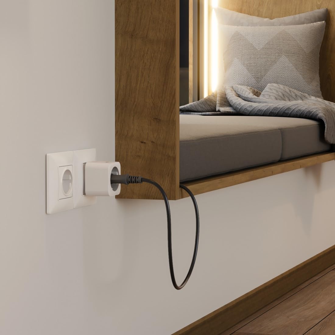 Hama Matter Smart Wi‑Fi Plug with Energy Monitoring, 3680W - Gomix Brands Outlet