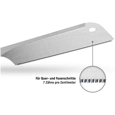 Walter Japanese Pull Saw Set: Dual Ryoba & Dozuki, 10-11 Inch Blades