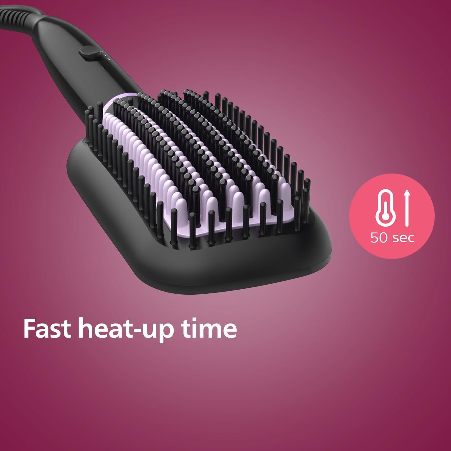 Philips StyleCare Essential Heated Straightening Brush BHH880/03