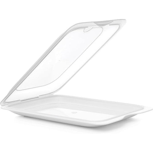 TATAY White Cold Meat Containers Stackable