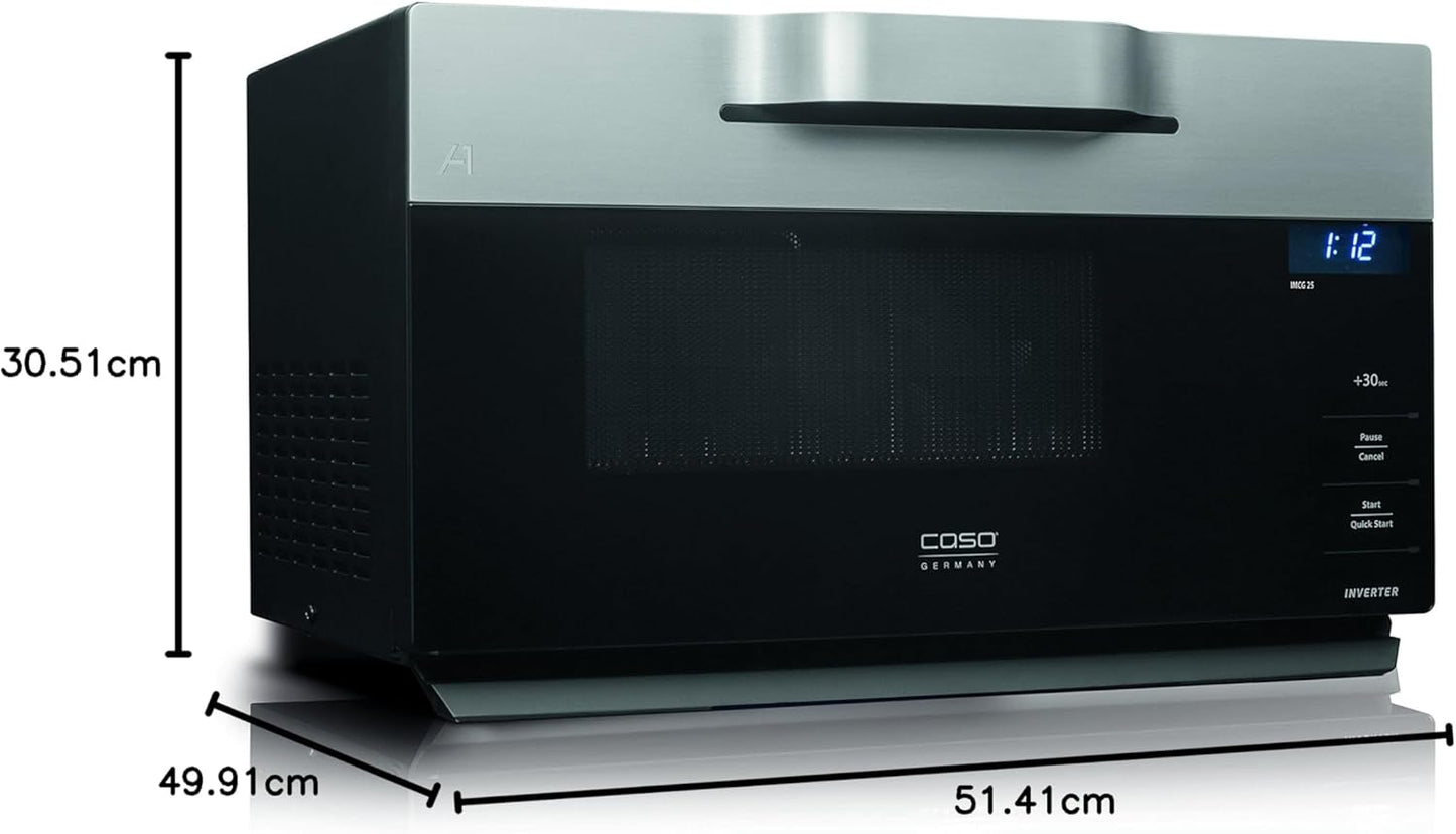 Caso IMCG25 3-in-1 Convection Microwave with Grill & Hot Air