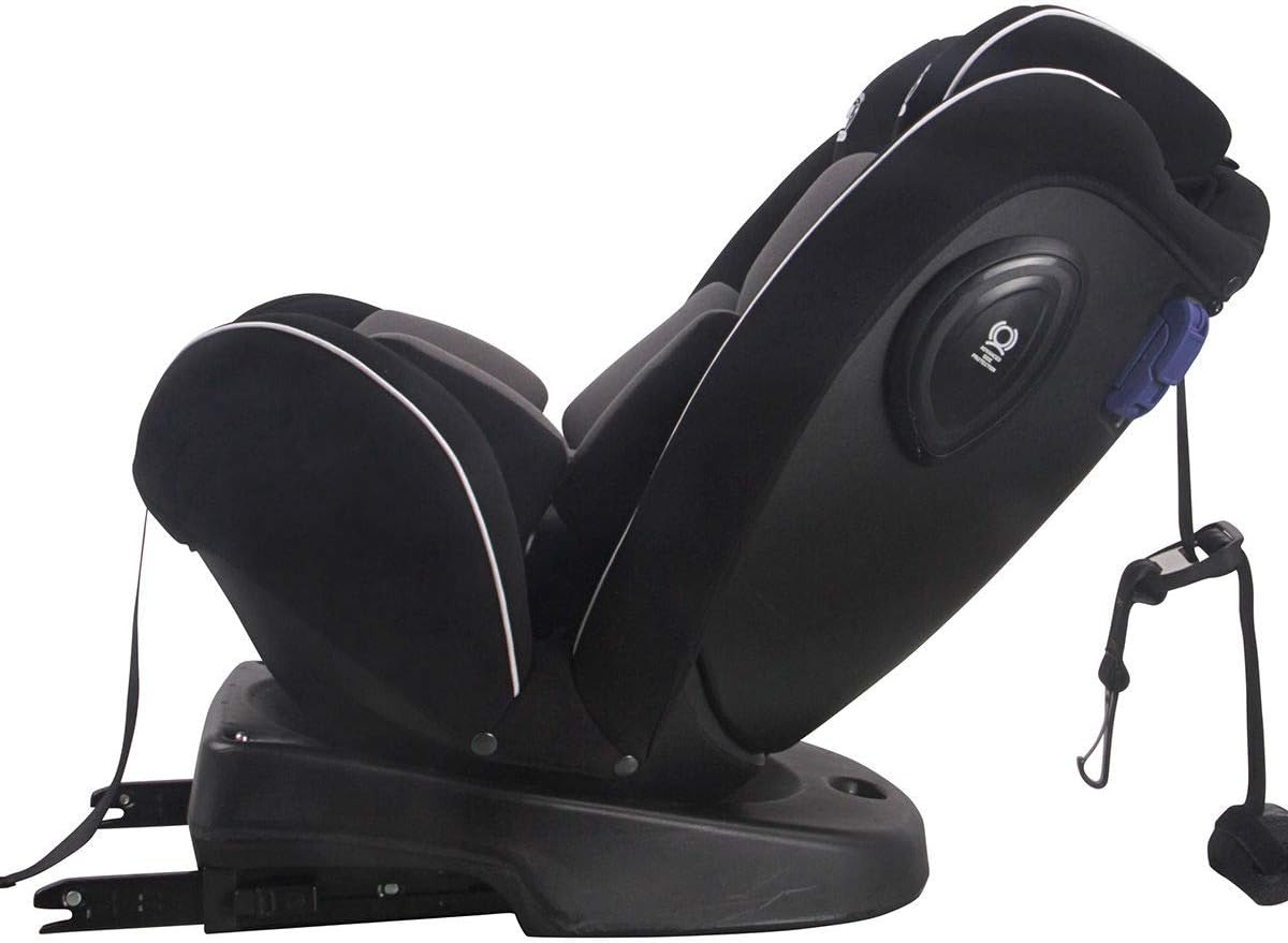 BabyGO Nova 360° IsoFix Car Seat - Black - (0-36 kg)