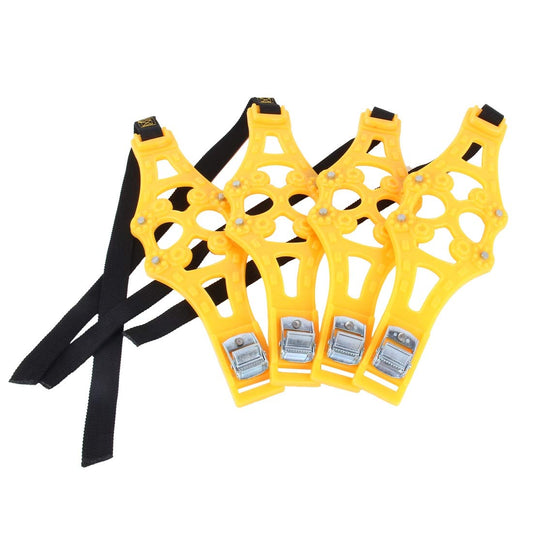 QGT 8PCS Snow Tire Anti-Skid Chains - Yellow for Cars