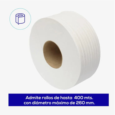 Jofel Large Industrial Toilet Paper Holder with 400m Roll Capacity - Gomix Brands Outlet