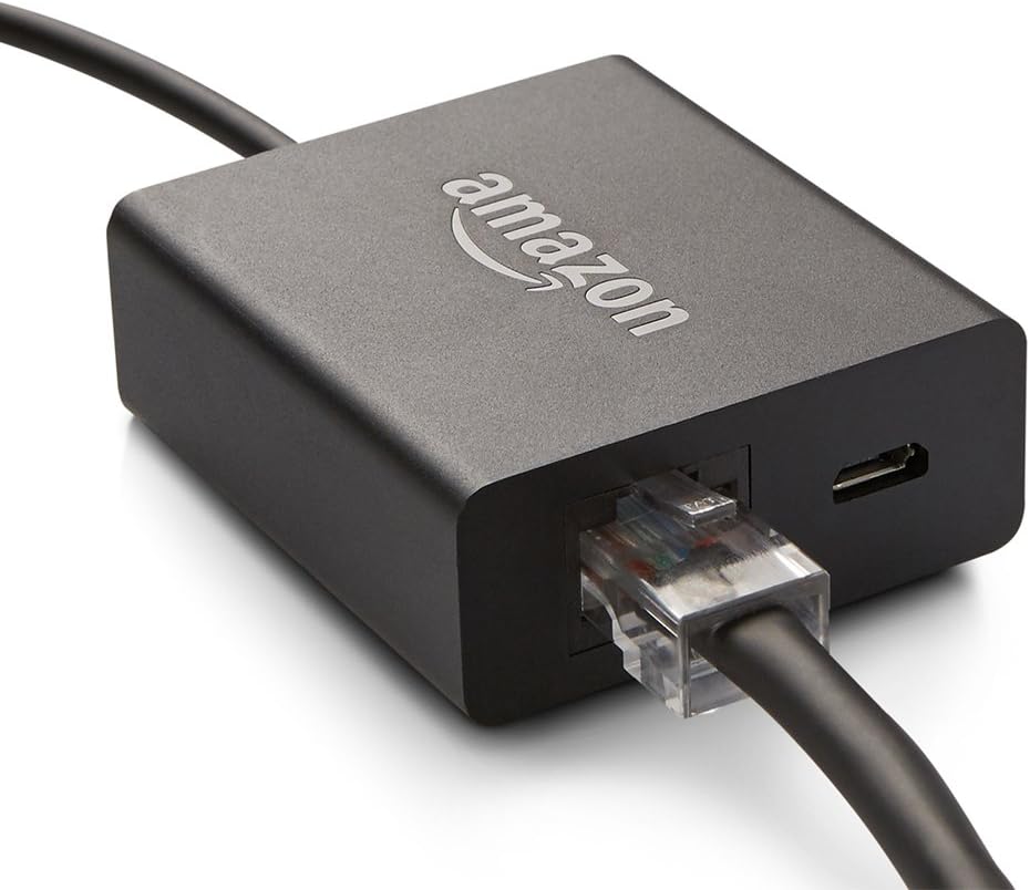 Amazon Ethernet Adapter for Fire TV Stick 4K Max – 10/100 Wired Connection