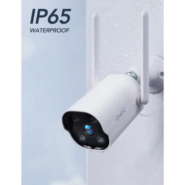 GNCC 2K Outdoor Bullet Security Camera with Color Night Vision, Motion Detection, Two-Way Audio, Weatherproof IP66 - Gomix Brands Outlet