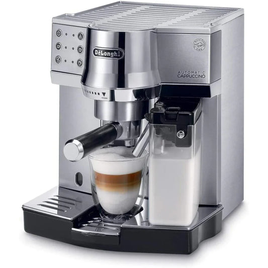 De'Longhi EC850M Automatic Cappuccino Espresso Machine Stainless Steel - Gomix Brands Outlet