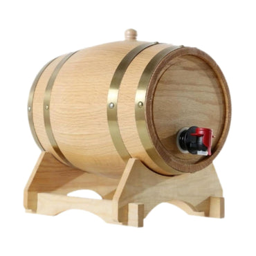 Premium Oak 1.5L Barrel Rustic Home Decor