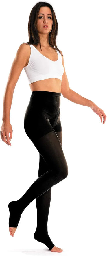 Scudotex K2 Microfibre Compression Panty Open Toe Black Size 3 - Gomix Brands Outlet