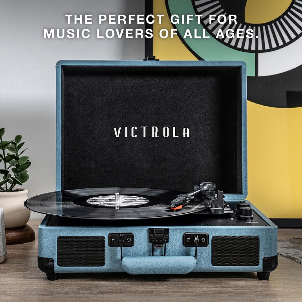 Victrola Journey Bluetooth Portable Turntable with Built-in Speakers
