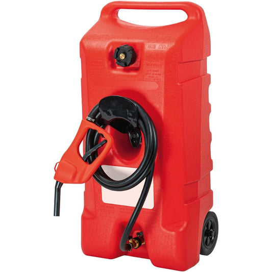 WALTER 53L Mobile Fuel Trolley with Pump and 3m Hose