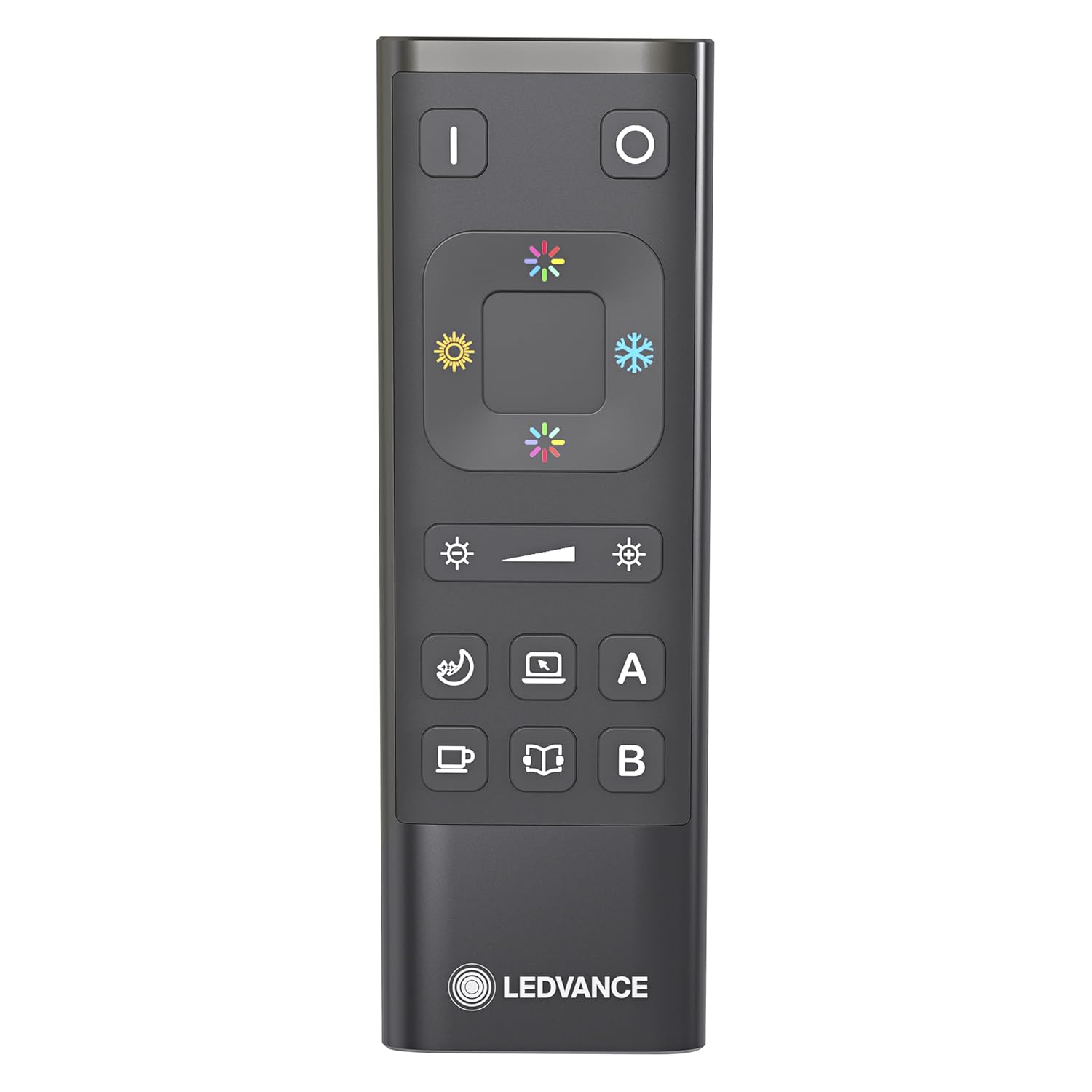 LEDVANCE SMART+ WiFi Remote with USB‑C Recharging, Black Aluminum