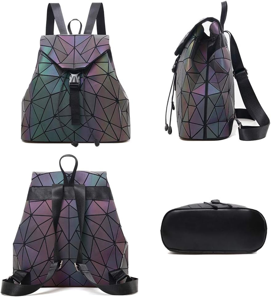 Luminous Geometric Backpack