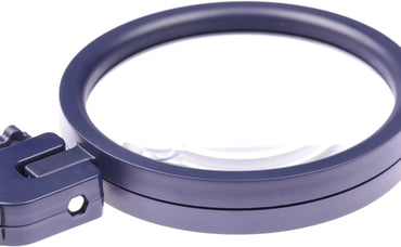 Prym Blue Universal Magnifying Glass with Neck Bracket – 2x & 8x