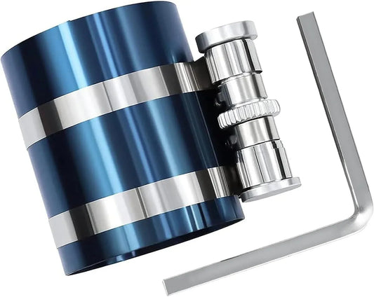 Xastro Adjustable Piston Ring Compressor – 2‑6.9" Diameter, Spring Steel Tool - Gomix Brands Outlet