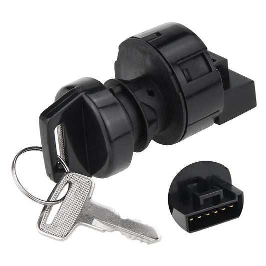 Tecreddy Ignition Key Switch 6 Pin 3 Position for Polaris Ranger RZR Sportsman 2001-2018, Replace 4011002 4012165