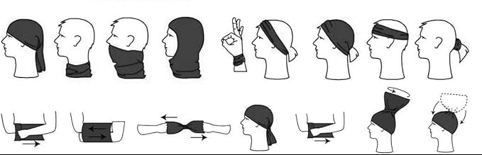 Hasagei Men's Windbreaker Scarf