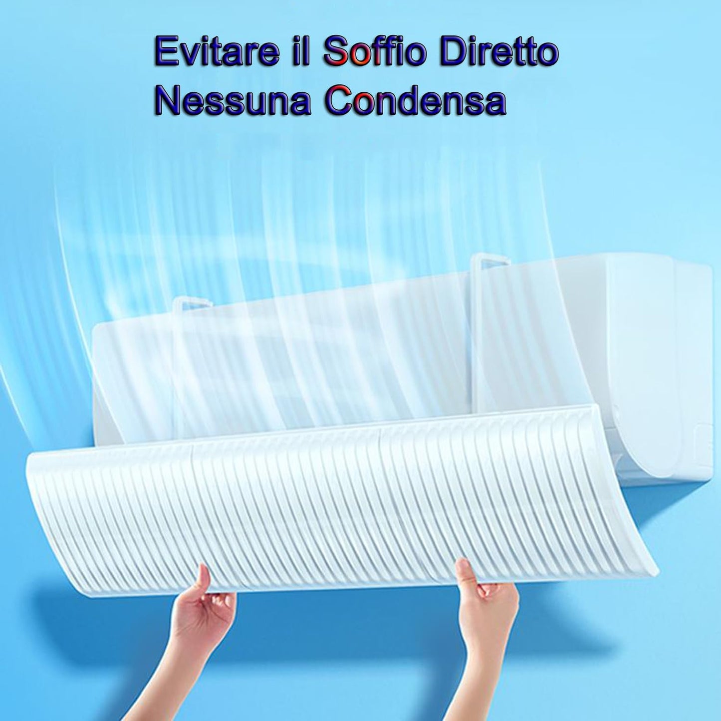 Adjustable Air Conditioner Wind Deflector for Wall-Mounted Units
