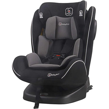BabyGO Nova 360° IsoFix Car Seat - Black - (0-36 kg) - Gomix Brands Outlet