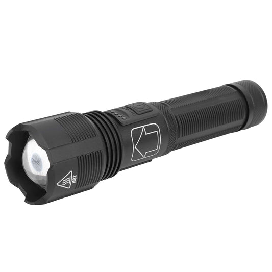Waterproof USB Rechargeable Handheld Flashlight with Quantity Display
