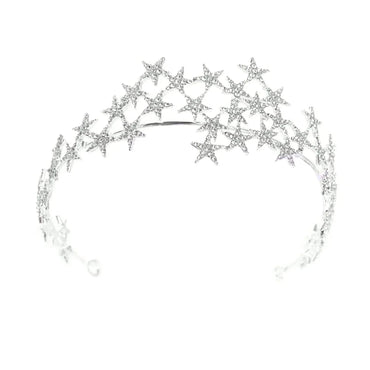 Bling Rhinestone Star Crown Headband for Wedding & Parties - Gomix Brands Outlet