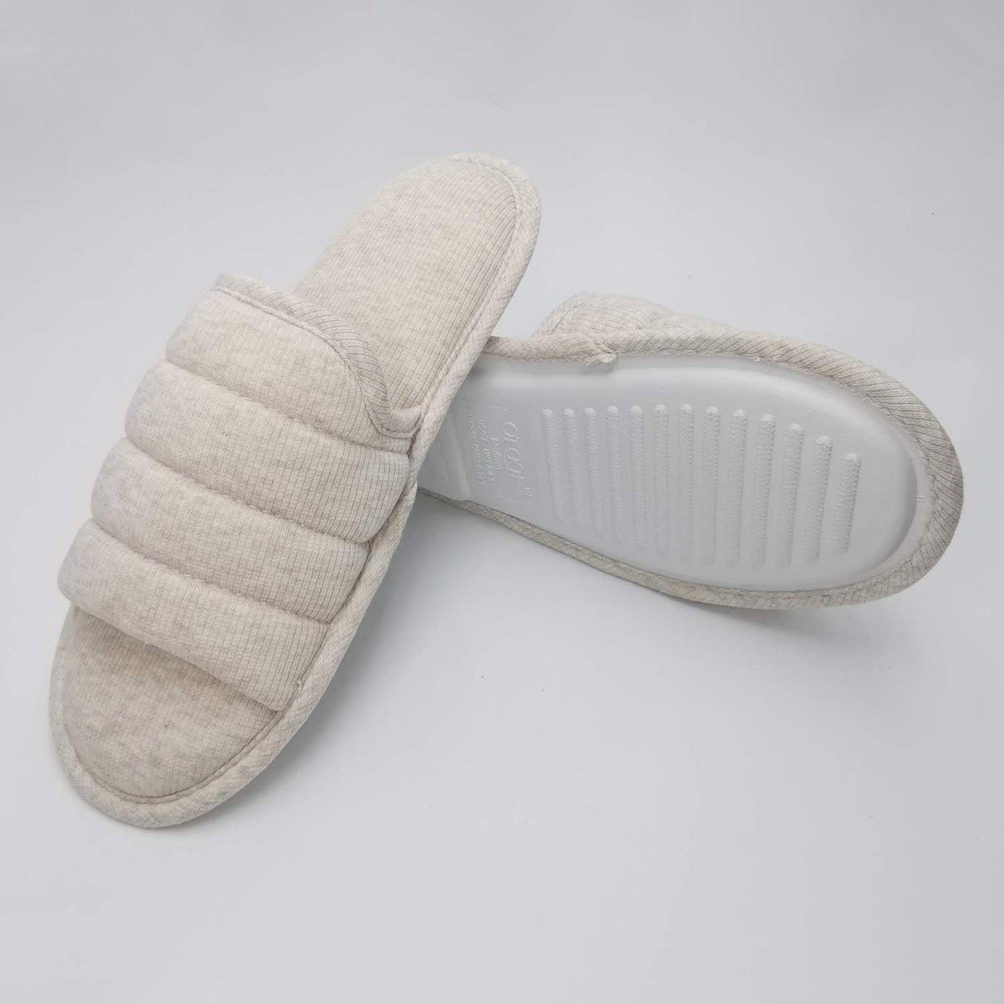 Ofoot Women's Cotton Memory Foam Non‑Slip House Slippers