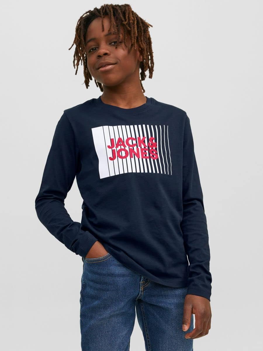 JACK & JONES Boy Long Sleeve T-Shirt with Logo