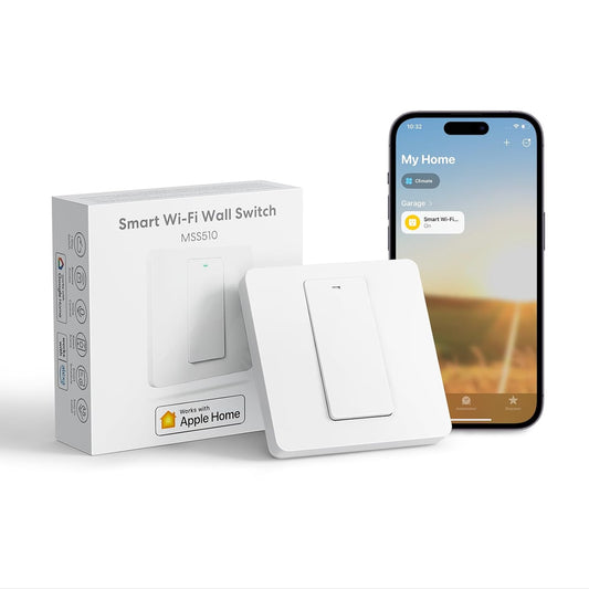 Meross HomeKit WiFi Smart Light Switch 1-Gang Neutral Required
