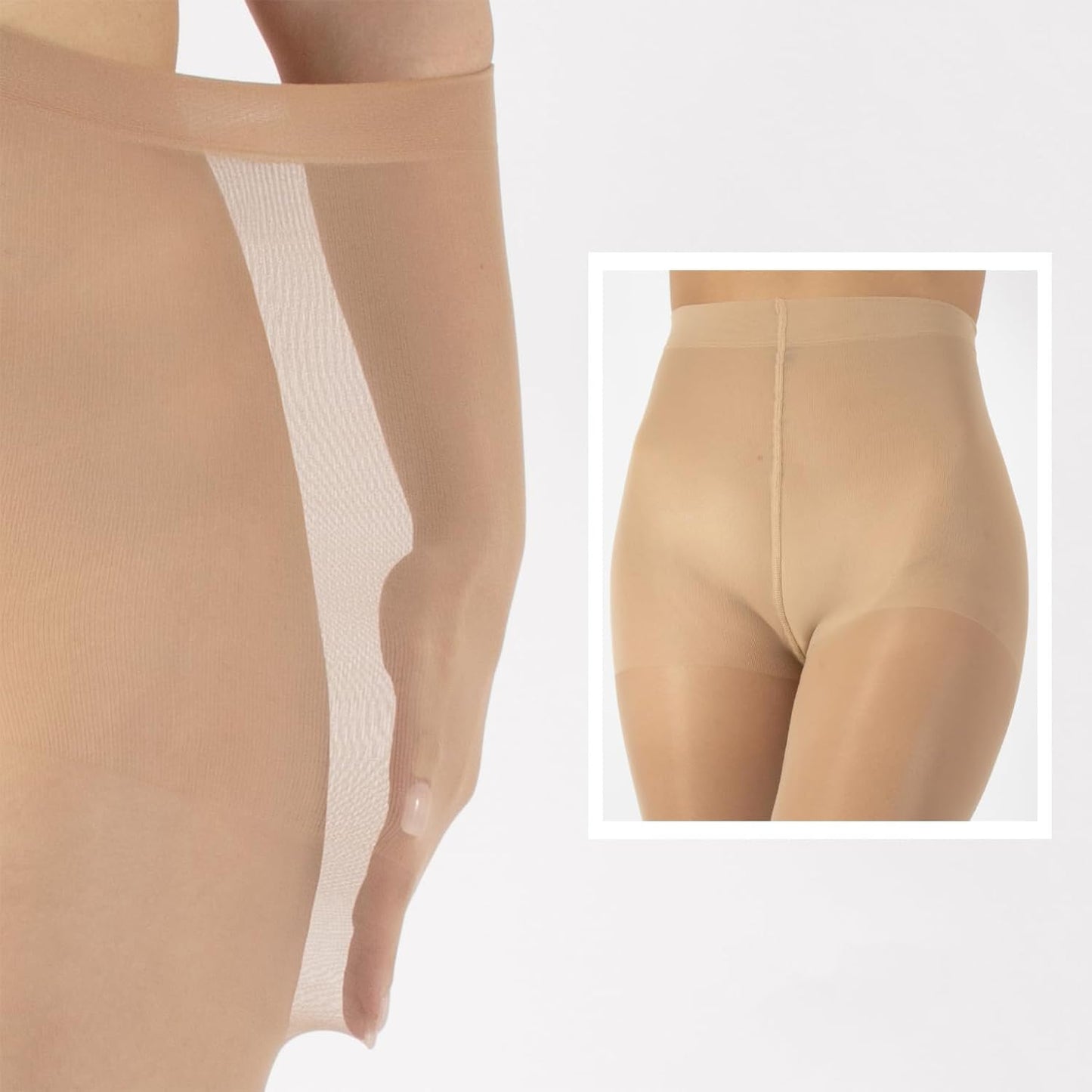 Calzeatali Women's 70 Denier Gradual Strong Support Tights Made in Italy