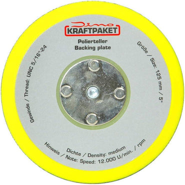 Dino KRAFTPAKET 9mm 650W Poliermaschine Set with Black Backing Plates - Gomix Brands Outlet