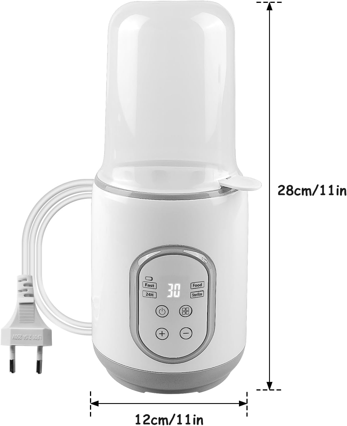 Vegena 8-in-1 Baby Bottle Heater with LCD Display