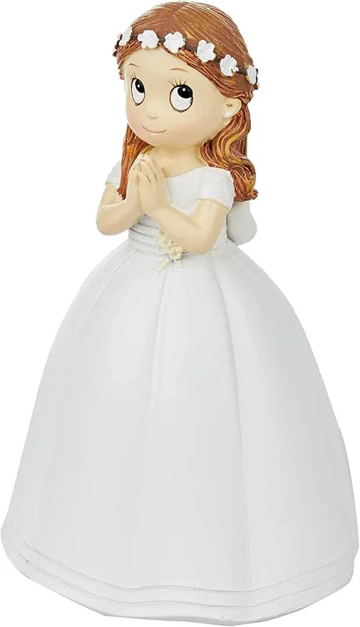 Mopec White Communion Figurine Girl with Flower Crown - Gomix Brands Outlet