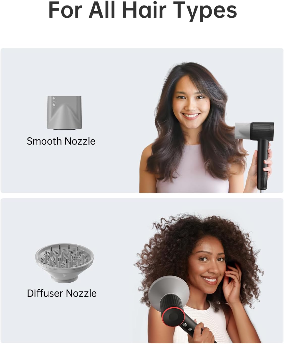 Laifen Retro High-Speed Ionic Hair Dryer with 110,000 RPM Motor for Fast Drying