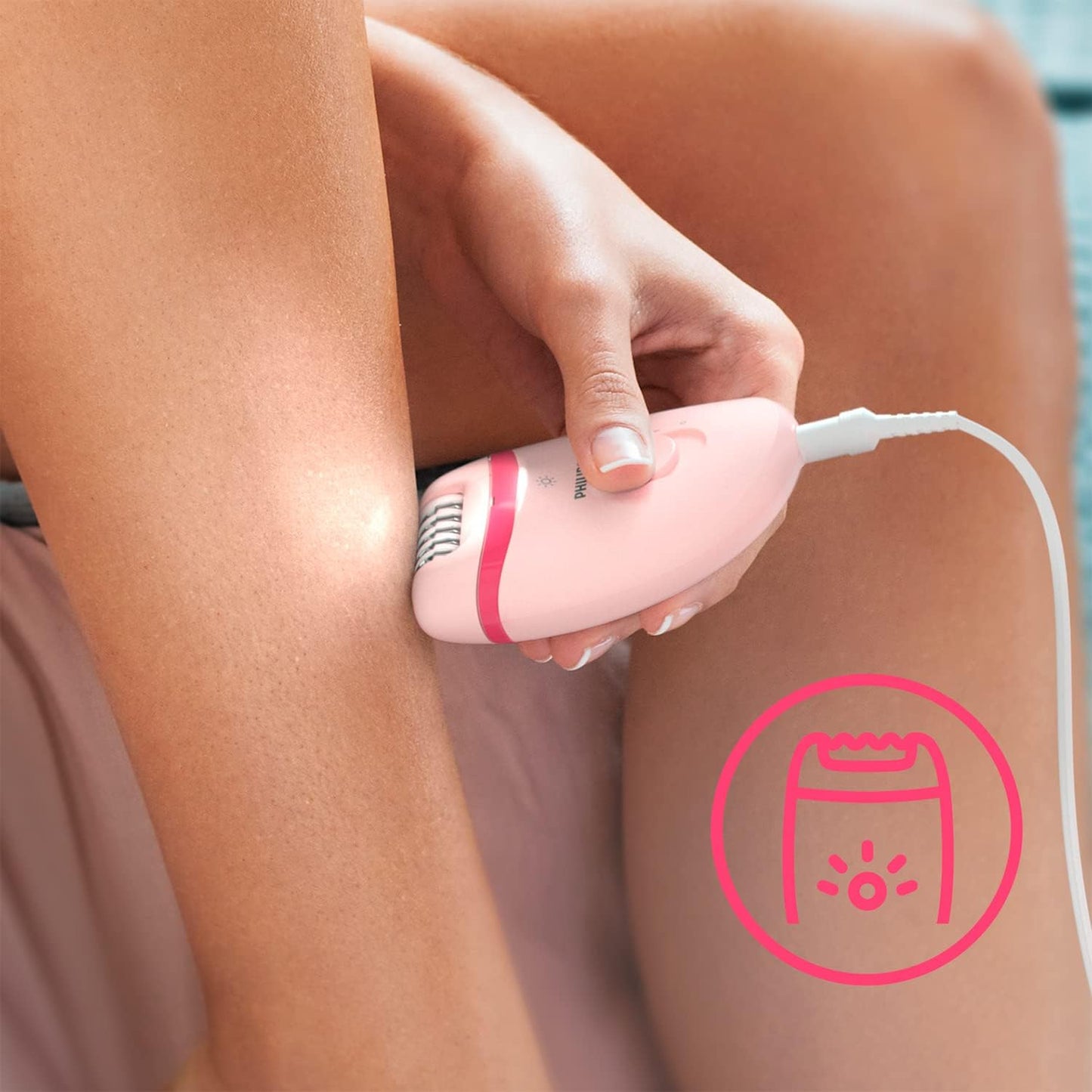 Philips Satinelle Essential Corded Epilator with 5 Attachments