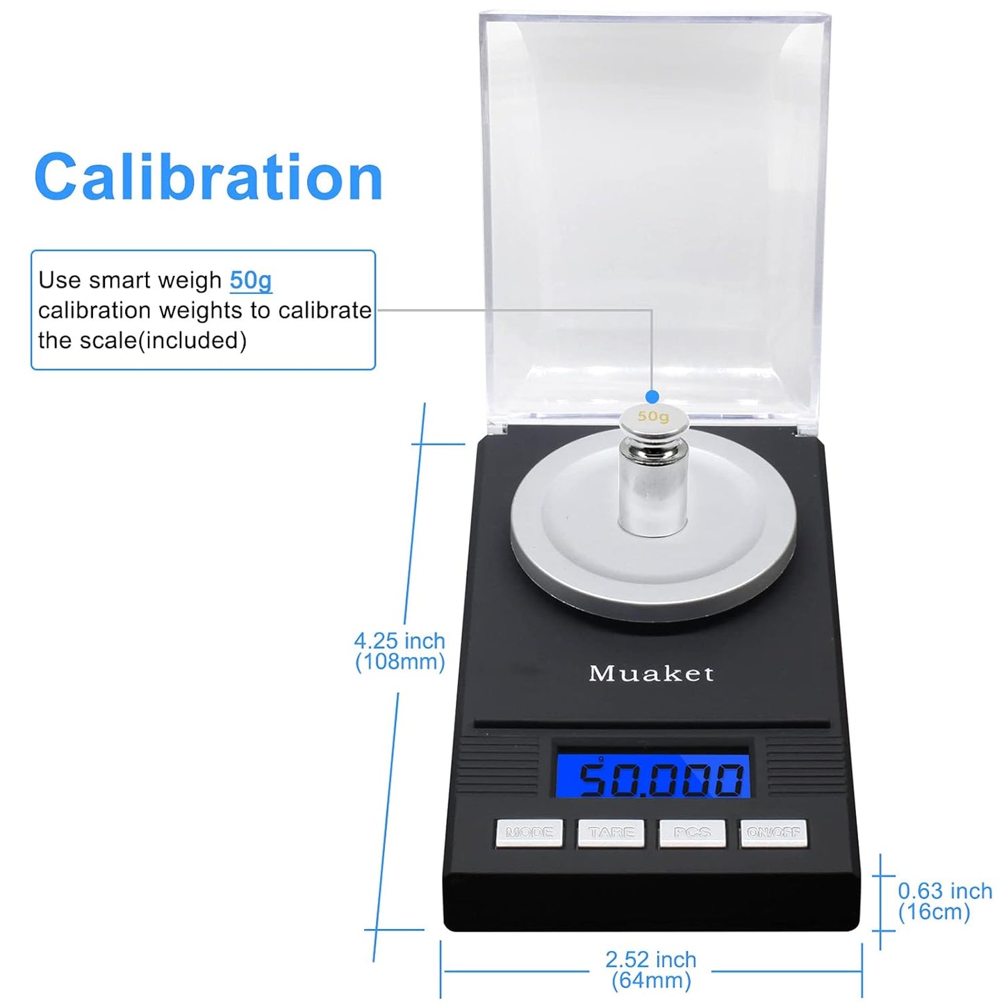 Accurate Digital Milligram Scales