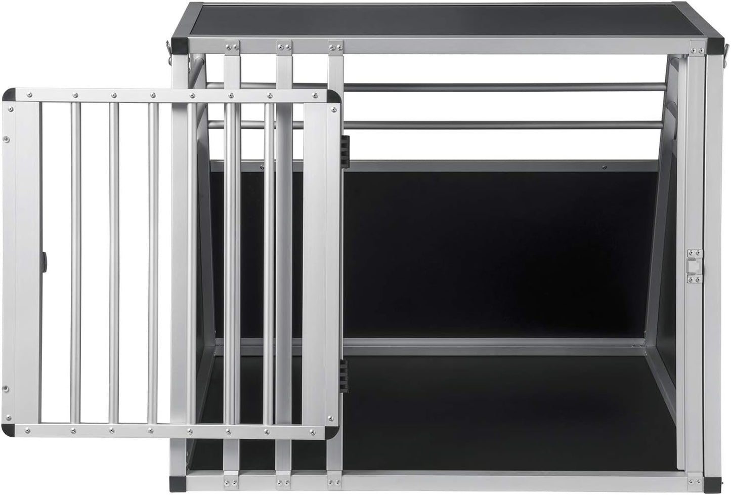 EUGAD Aluminum Dog Transport Box for Car Travel - Secure, Durable, and Easy-Clean
