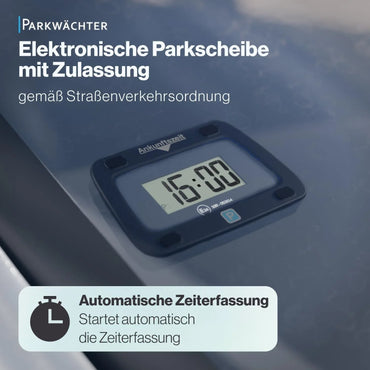 Digital Parkwatcher V0 Black Parking Disc with Dual Adapters - Gomix Brands Outlet