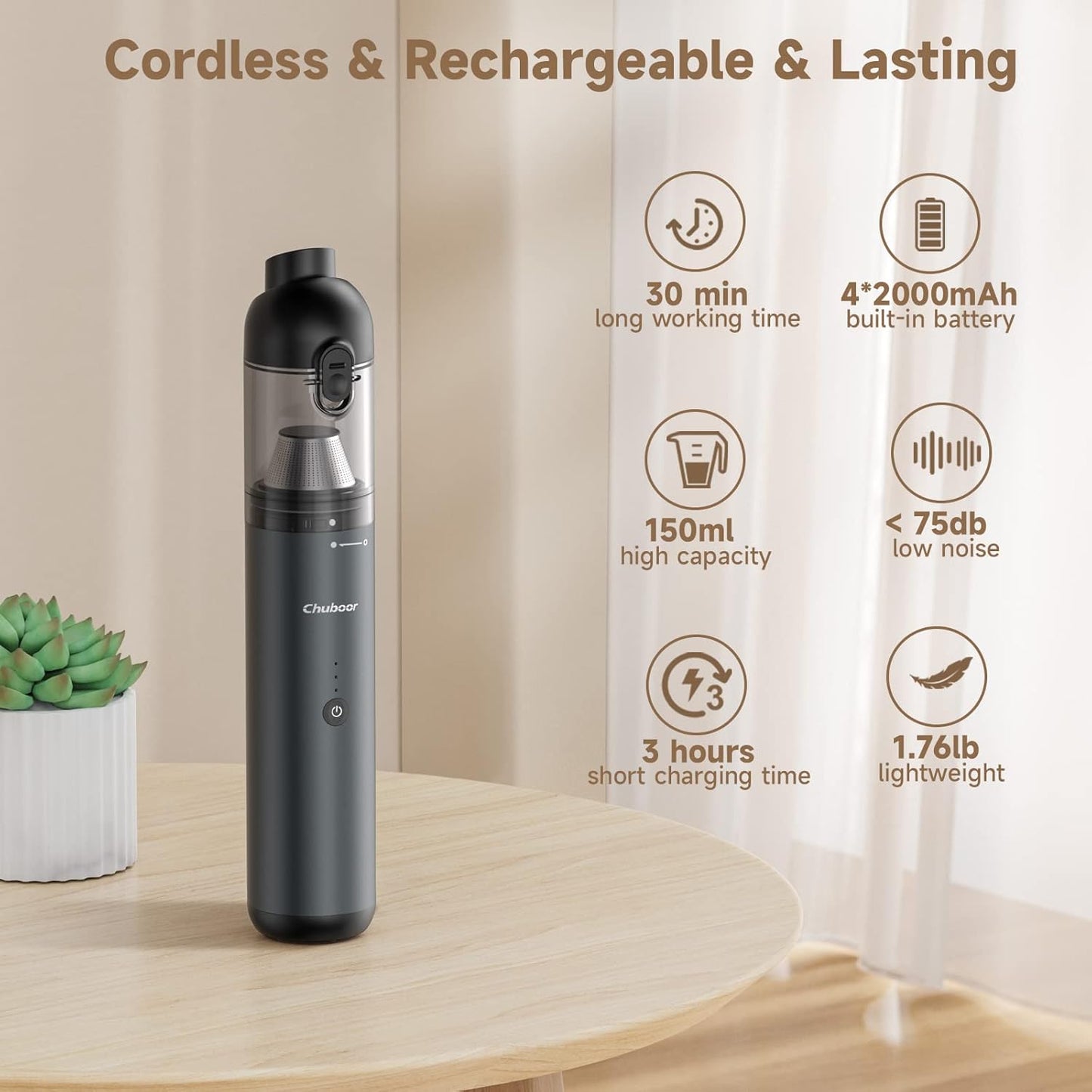 Chuboor Handheld Vacuum