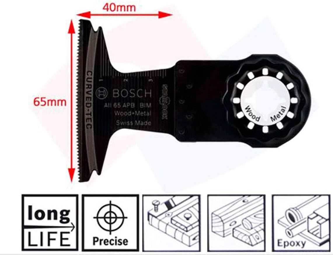 Bosch 5-Piece Starlock Tungsten Carbide Blade Set