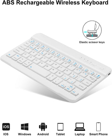 Blue Detachable Bluetooth Keyboard Case for Samsung Galaxy Tab A9