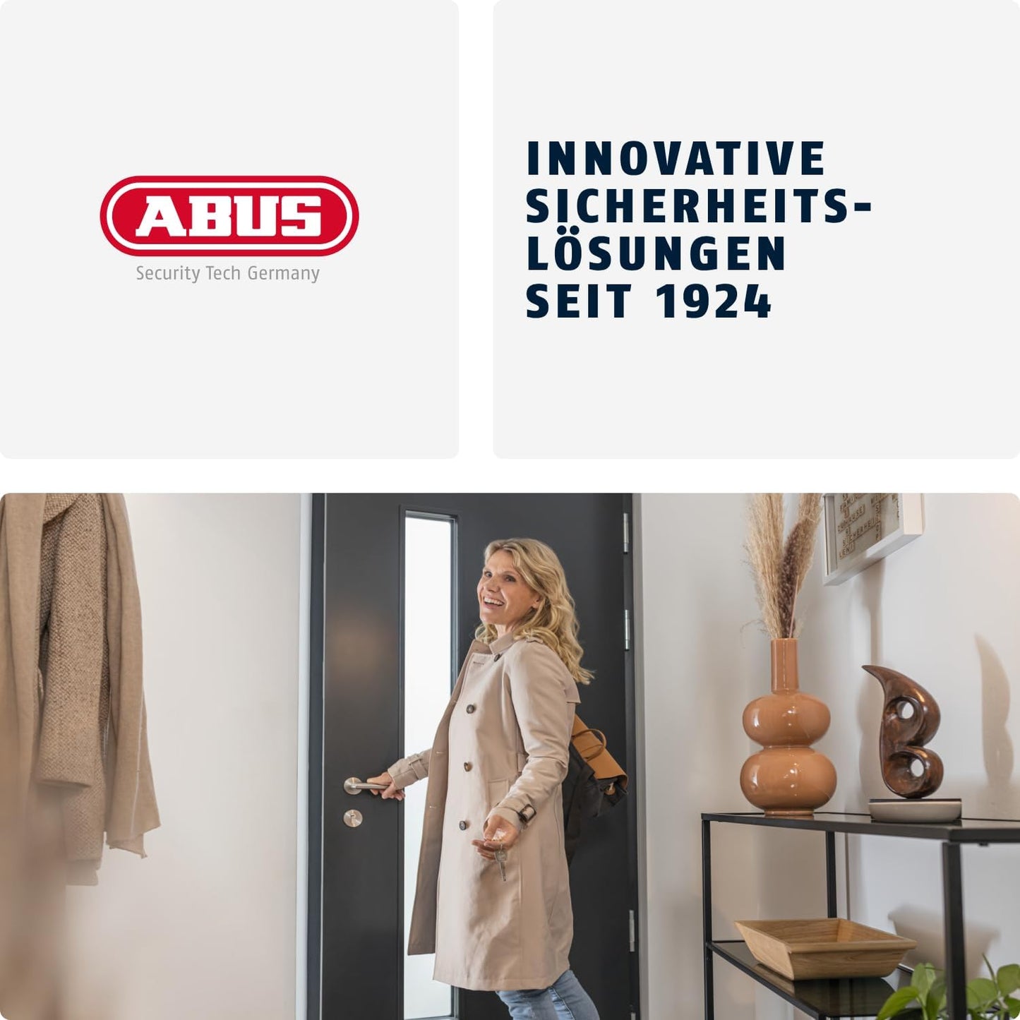ABUS 787 Key Garage Wall Mount Lock Box for Keys and Small Valuables
