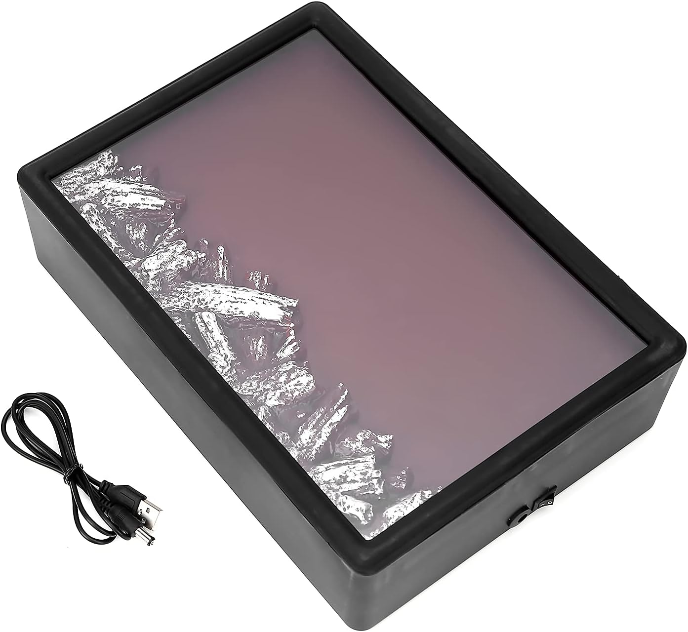 Super Bright Flameless LED Fireplace Lantern with 6‑Hour Timer