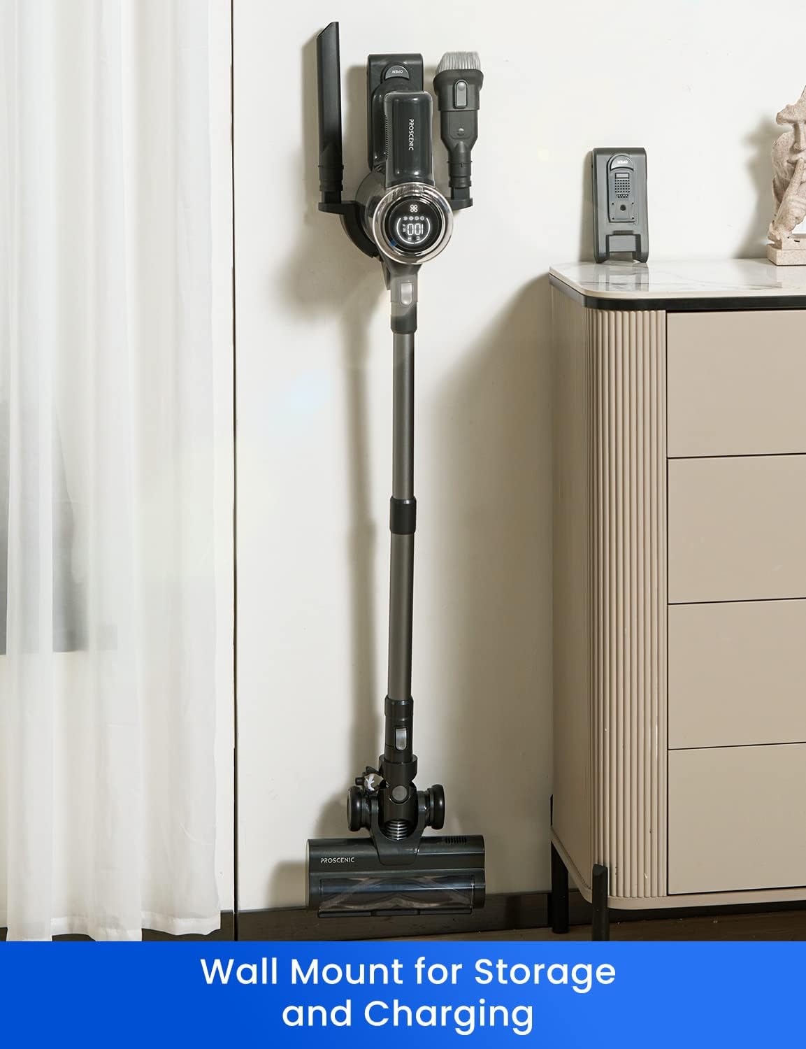 Proscenic P12 Cordless Vacuum Cleaner 33 KPa Suction