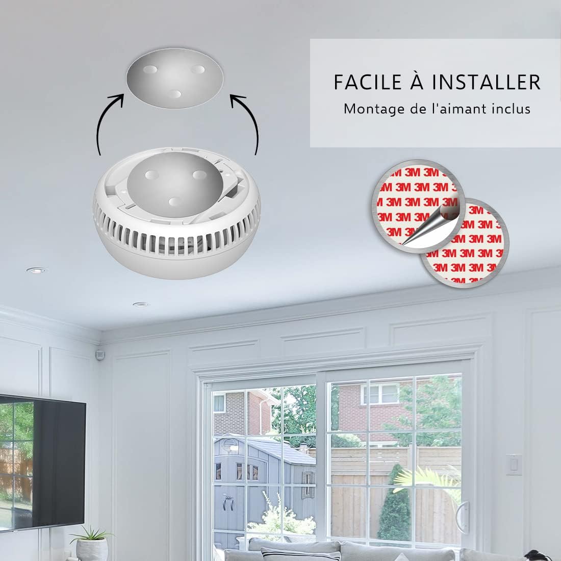 ELRO FS1805 2-Piece White Smoke Alarm Set