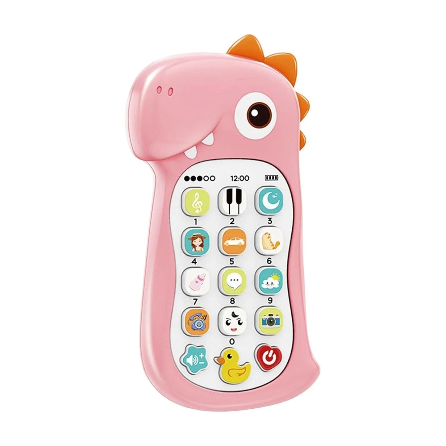 Pink Dinosaur Mini Phone Toy with Musical Melodies - Gomix Brands Outlet