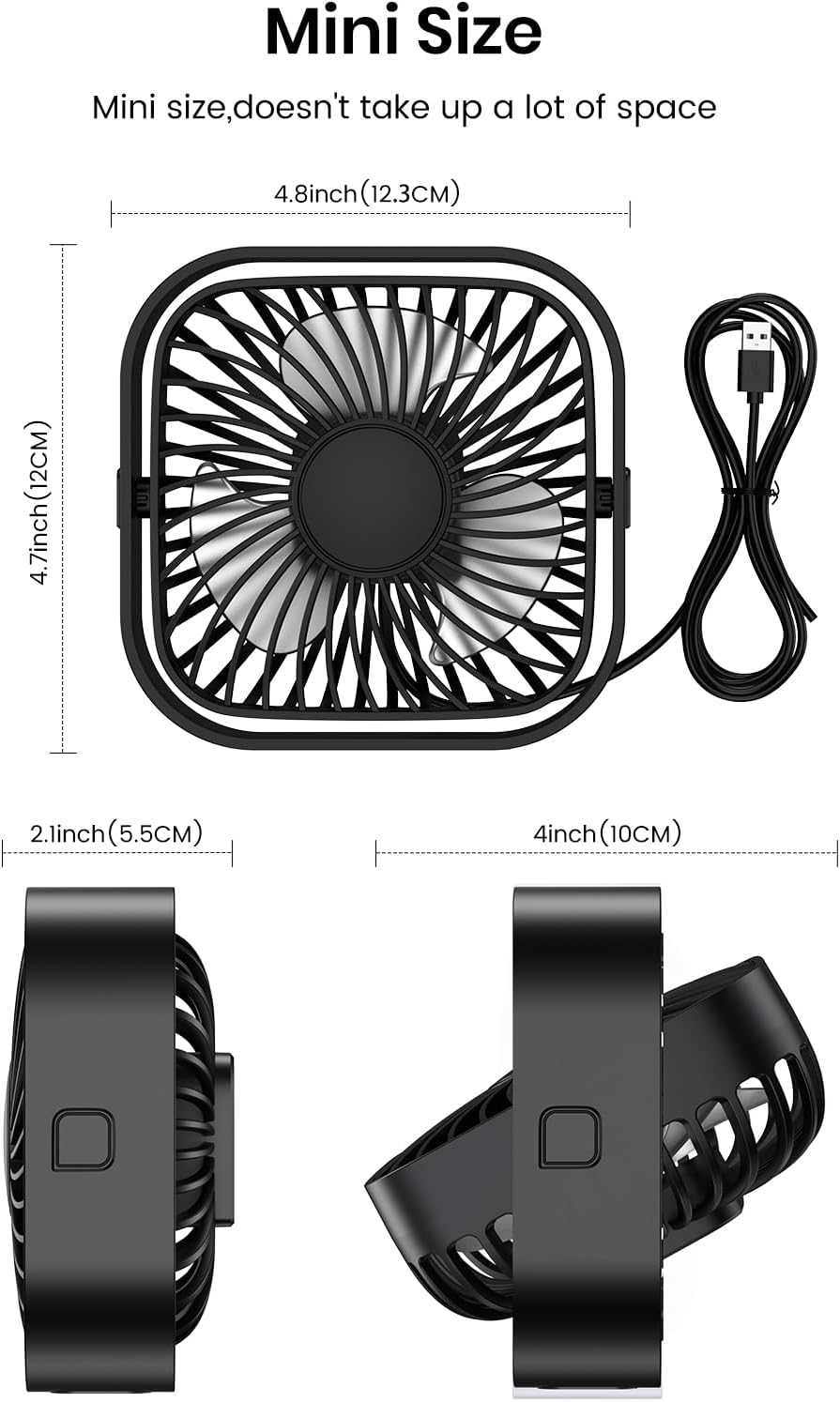 TOPK USB Fan