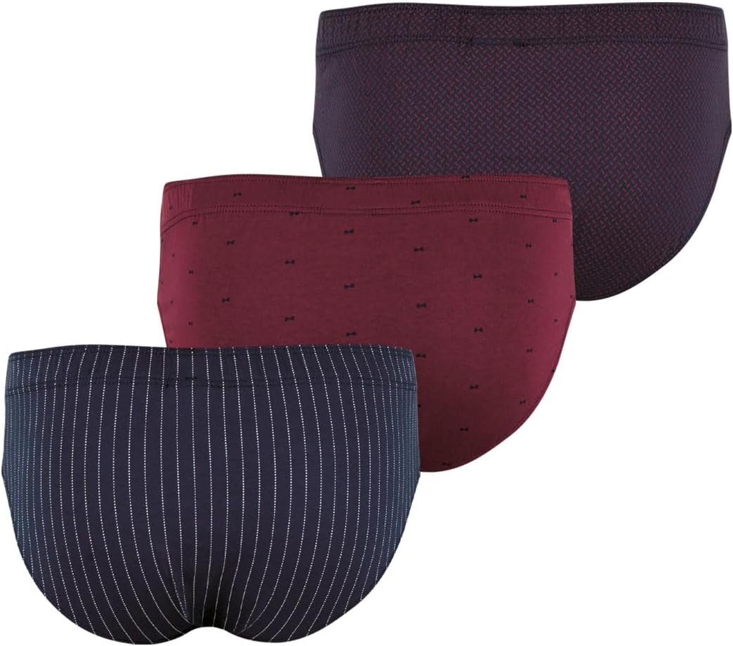 Eminence Men's 3-Pack Low Rise Cotton Briefs - Comfort Fit