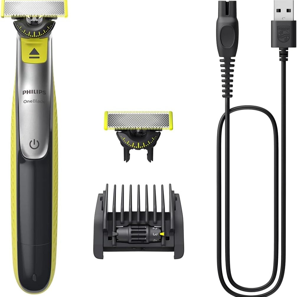 Philips OneBlade 360 5-in-1 Rotary Shaver with Cordless Rechargeable Battery