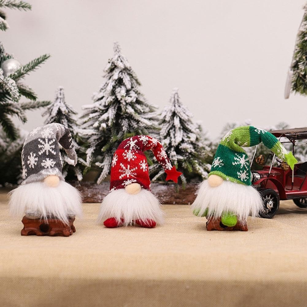 Handcrafted Plush Christmas Elf Ornament with LED Light – Festive Décor