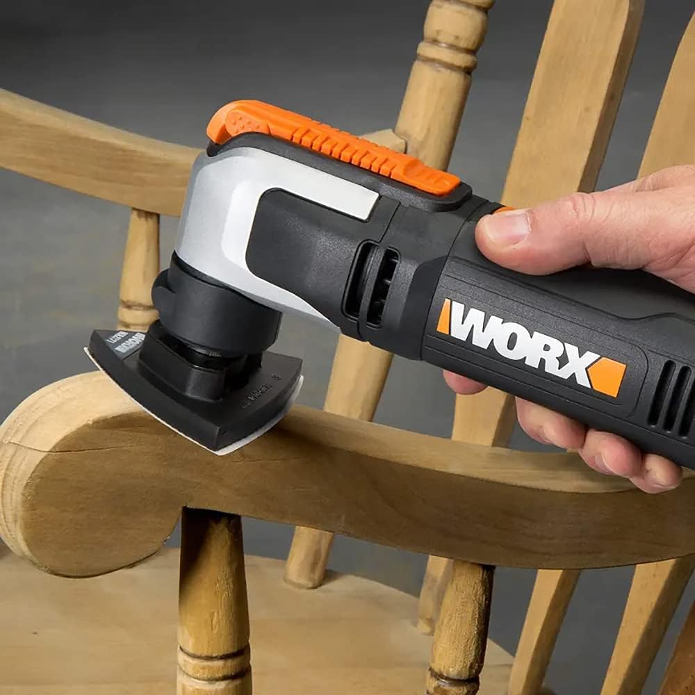 WORX WX686 250W Sonicrafter Oscillating Multi-Tool Kit for Cutting, Sanding, Scraping